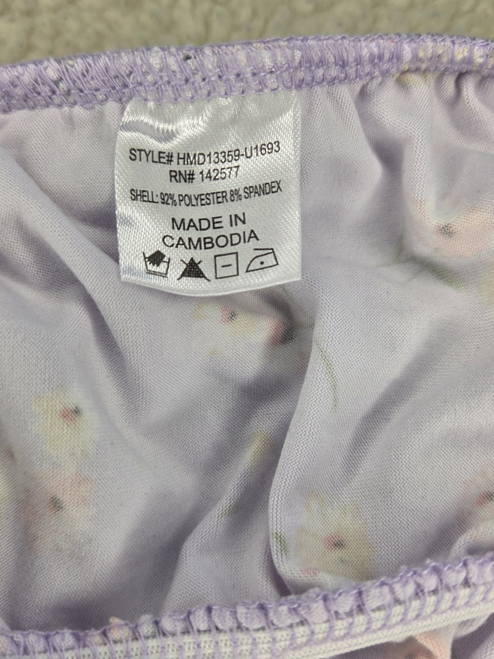 Haute Monde Ruched Lilac Floral Bodycon Dress Size L Large - Picture 8 of 8